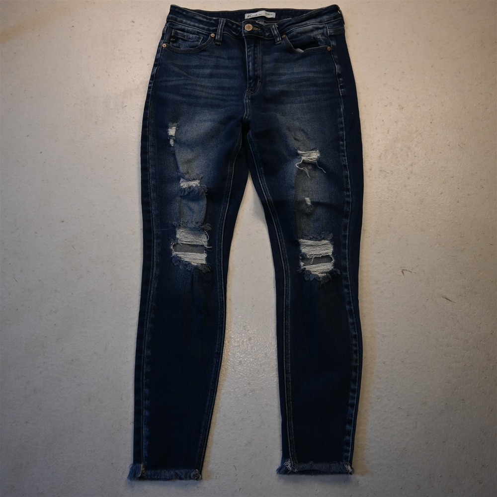 KanCan 29 High Rise Skinny Medium Destroyed Stretch Denim Womens Jeans